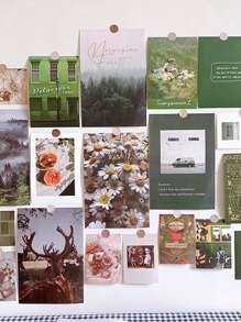 20pcs Bedroom Wall Decoration Set,Posters,Stickers,Wall Art,Spring Decoration Items Refresh Your Home,Rama Decoration Stickers - Multicolor - View 2