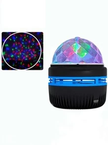 1pc Multicolored Rotating Stage Disco Light - Multicolor - View 3