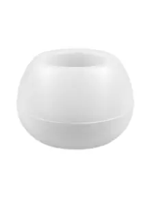 Bộ 3 khuôn nến silicon hình ốc sên biển tự làm, khuôn chậu hoa mọng nước tròn và thạch cao, khay đựng đồ hình bầu dục, đế lót cốc, khuôn keo nhựa trang trí nhà cửa - trắng - Xem 3
