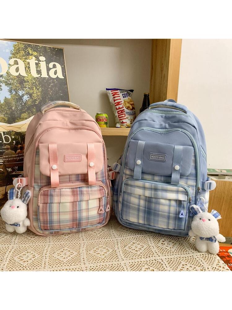 Lightweight, Portable Casual, Fashion Color Block Waterproof  display picture 2