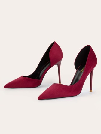 Women's Summer Low Vamp Shoes, Pointed Toe & High Heel Design, Sexy & Versatile, French Professional Work Shoes