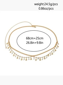 Cadenas de cintura de mujer - Dorado - Ver 5