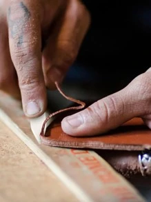 2Pcs Folder Paper Crease Tool Plastic Folding Crease Scrapbook DIY Hand Binding Card Tool Leather Edger - White - View 2