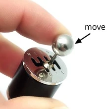 1pc Gear Shift Keychain For Decoration or Gifts - Black - View 3