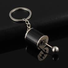 1pc Gear Shift Keychain For Decoration or Gifts - Black - View 2