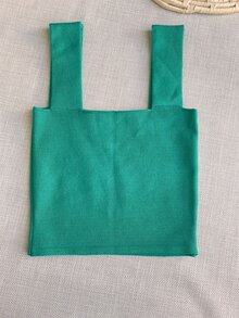 Women Knit Tops - màu xanh lá - Xem 2