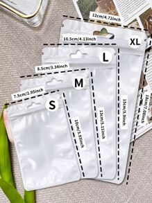 20入組首飾收納袋，鐳射家用防水首飾收納袋，便攜式家用小物品收納袋，可重複使用