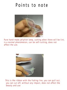 1 pieza Luz de la decoración de medusa diseño - Rosa - Ver 6