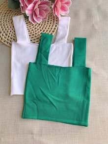 Women Knit Tops - 綠色 - 查看 1