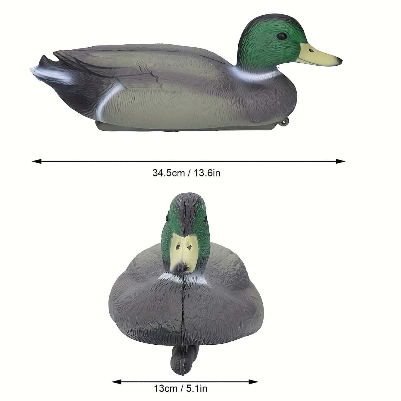 Duck Decoy, Extremely Realistic Floating Duck Decoy With Extra Weighted