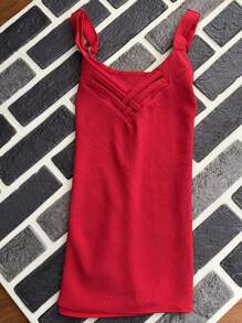 Women Tank Tops & Camis - Đỏ - Xem 1