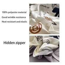 Rose Lovely Little Girl Couple Household Bedding Cover Women Household Bedding Sheet Bedding Set One Complete Set of Bedding Cover Pillow Cover Bedding Sheet Set of Four - Multicolor - View 7