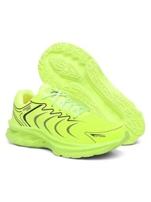 Tênis Masculino Esportivo de Academia e Caminhada + Relógio Casual - Verde - Visão 2