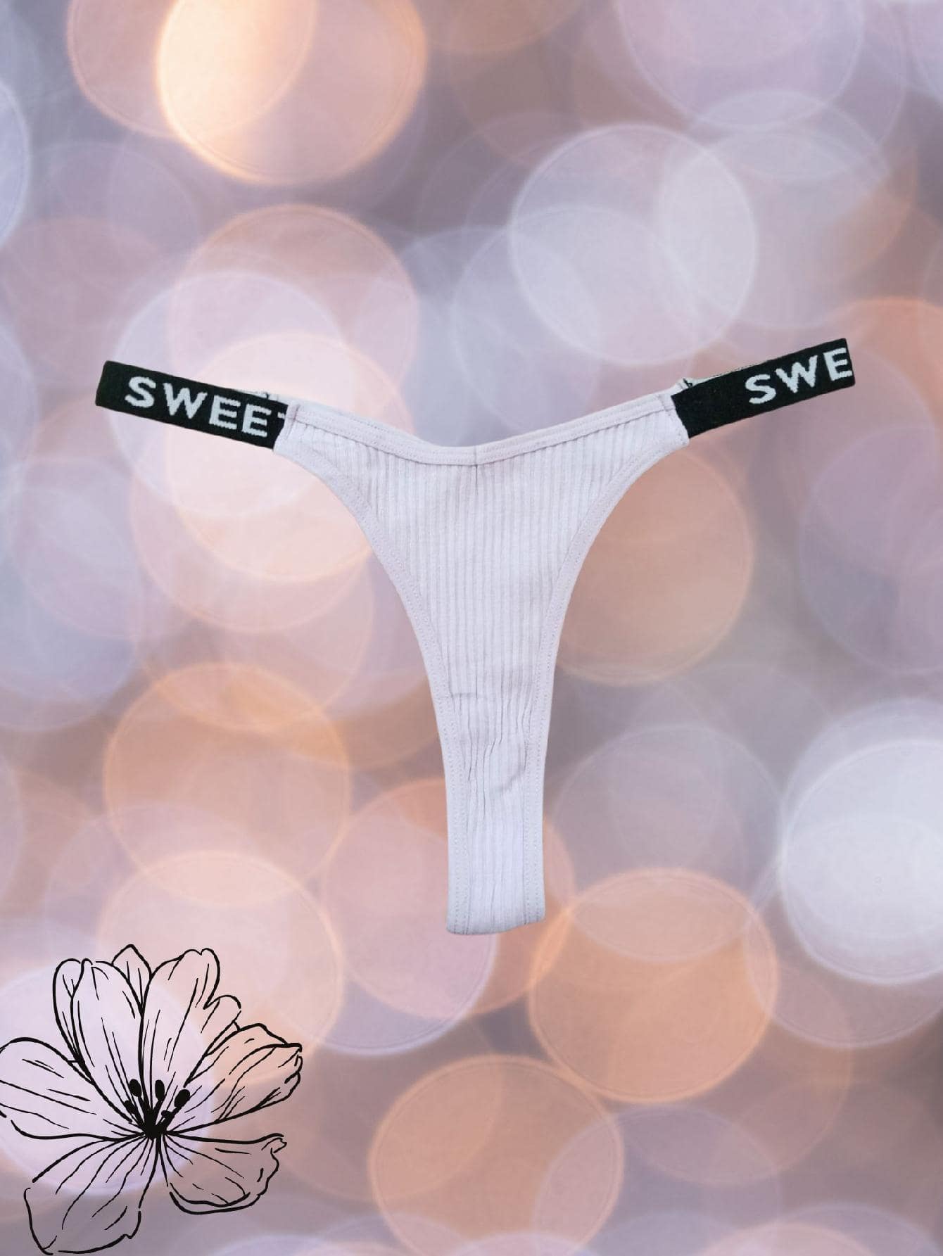 TANGA PARA MUJER - Rosa vieja - Ver 1