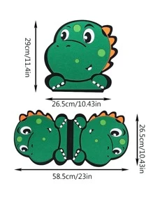 1pc Felt Diy Busy Board Toy For Baby With Dinosaur Pattern, Teaching Dressing Skills