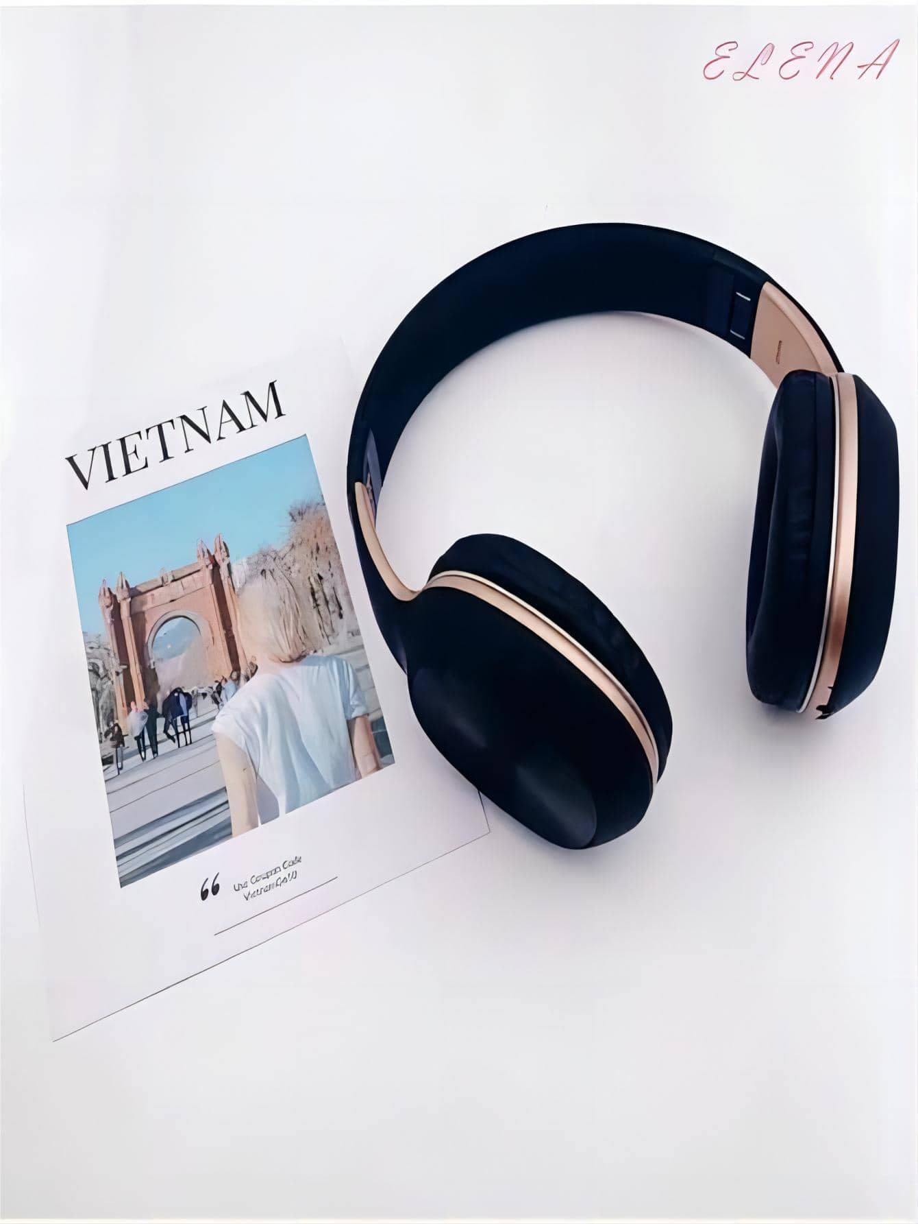 Headphone Headset 951bt Fm Radio Mp3 Wireless Headphone Sd - Black - View 1