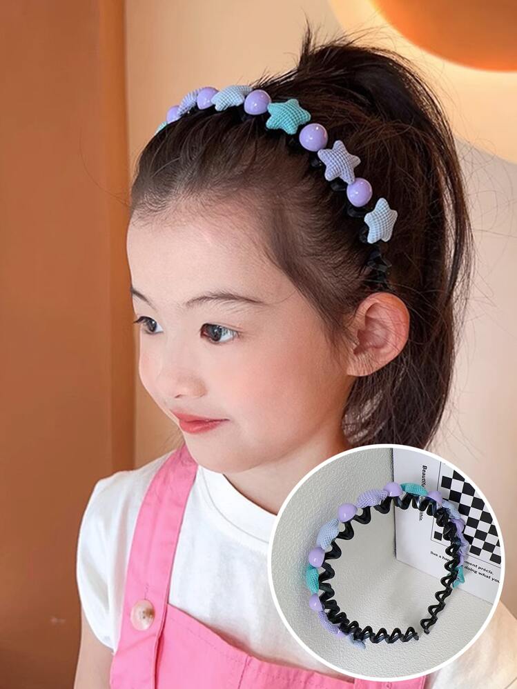18 Fermagli Per Capelli Per Bambine, Set Accessori Con Fiocchi E Fiori, In Scatola Regalo Rosa
