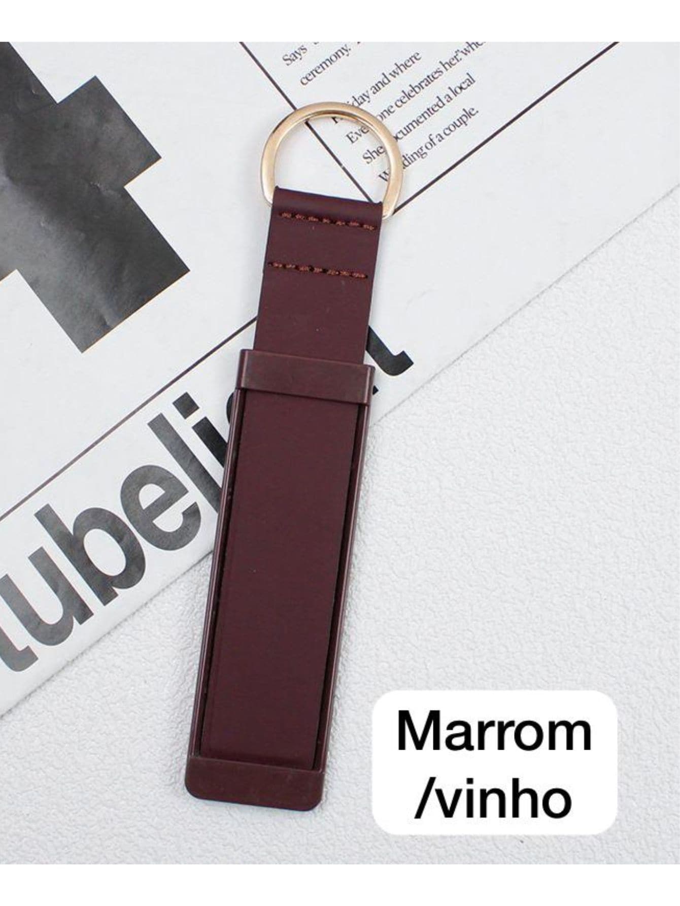 Phone Rings - Burgundy - View 1