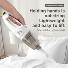 4合 1 無綫吸塵器高吸力，內置電池，輕便手持式無綫吸塵器，適用於家用和汽車，運行時間長，非常適合粘稠髒物和寵物毛髮 - 藏蓝色 - 查看 2