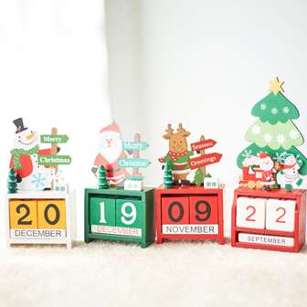 1入組聖誕桌子裝飾用品裝飾物