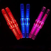 1入組圖案LED閃爍腕帶適合情人節 - 粉色 - 查看 6