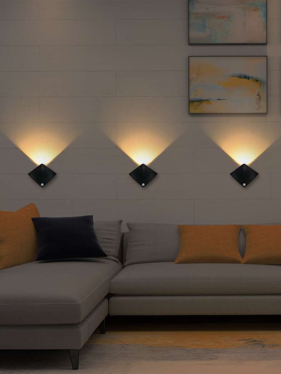 1pc LED Devil Fish Motion Sensor Light For Bedroom Stairs Living Room