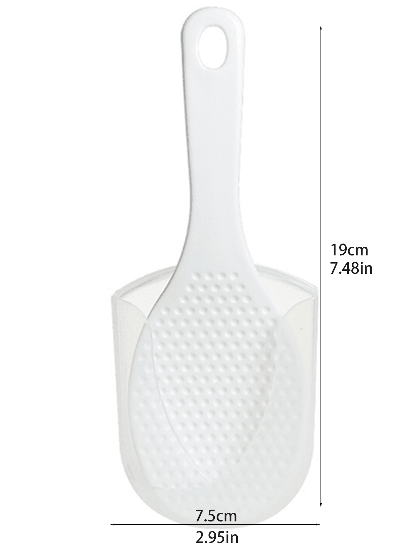 Nonsticky Rice Serving Spoon Holder With Suction Cup For Rice Cooker, Also For Rice Shovel And