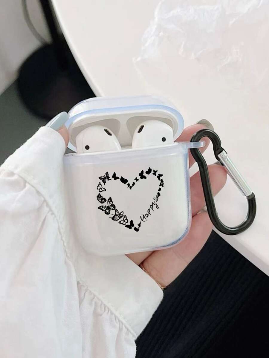 愛心圖案耳機殼適用於Airpods - 彩色 - 查看 1