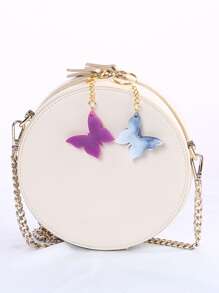 1 件蝴蝶形钥匙扣树脂模具，DIY 环氧硅胶模具，适用于吊坠、耳环、项链、钥匙扣、肥皂、蜡烛装饰 - 粉色 - 查看 4