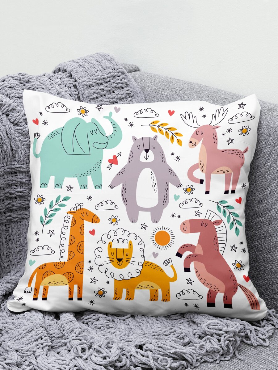 1 Miếng Rừng Họa tiết động vật Vỏ gối - Nhiều màu - Xem 1