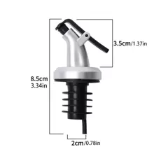 3pcs Spice/Oil Bottle Pour Spout - Silver - View 5