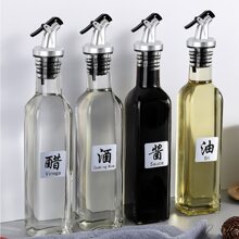 3pcs Spice/Oil Bottle Pour Spout - Silver - View 3