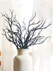 Nhánh Cây San Hô Nhân Tạo Với Trang Trí Nhung Hươu Cho Nhà Chủ Đề Rừng Và Tiệc Halloween - Màu xanh lam - Xem 4