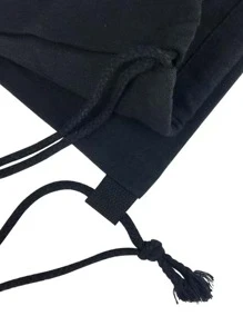 Fashionable Butterfly Printed Drawstring Canvas Backpack With Large Capacity For Women