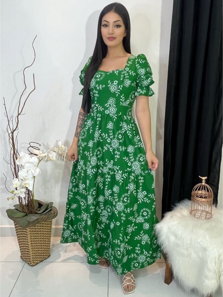 Women Dresses - Verde Oscuro - Ver 1