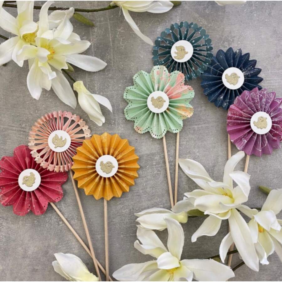 Lot De 10 Matrices De Découpe Fleurs En Métal - Pour Scrapbooking, Cartes, Albums, DIY