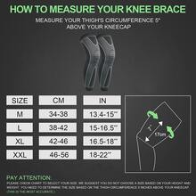 1Pc Full Leg Sleeves Long Compression Leg Sleeve Knee Sleeves Knee Brace Support Protect Leg, for Man Women Basketball, Cycling Sport Football, Reduce Varicose Veins and Swelling of Legs - Green - View 3