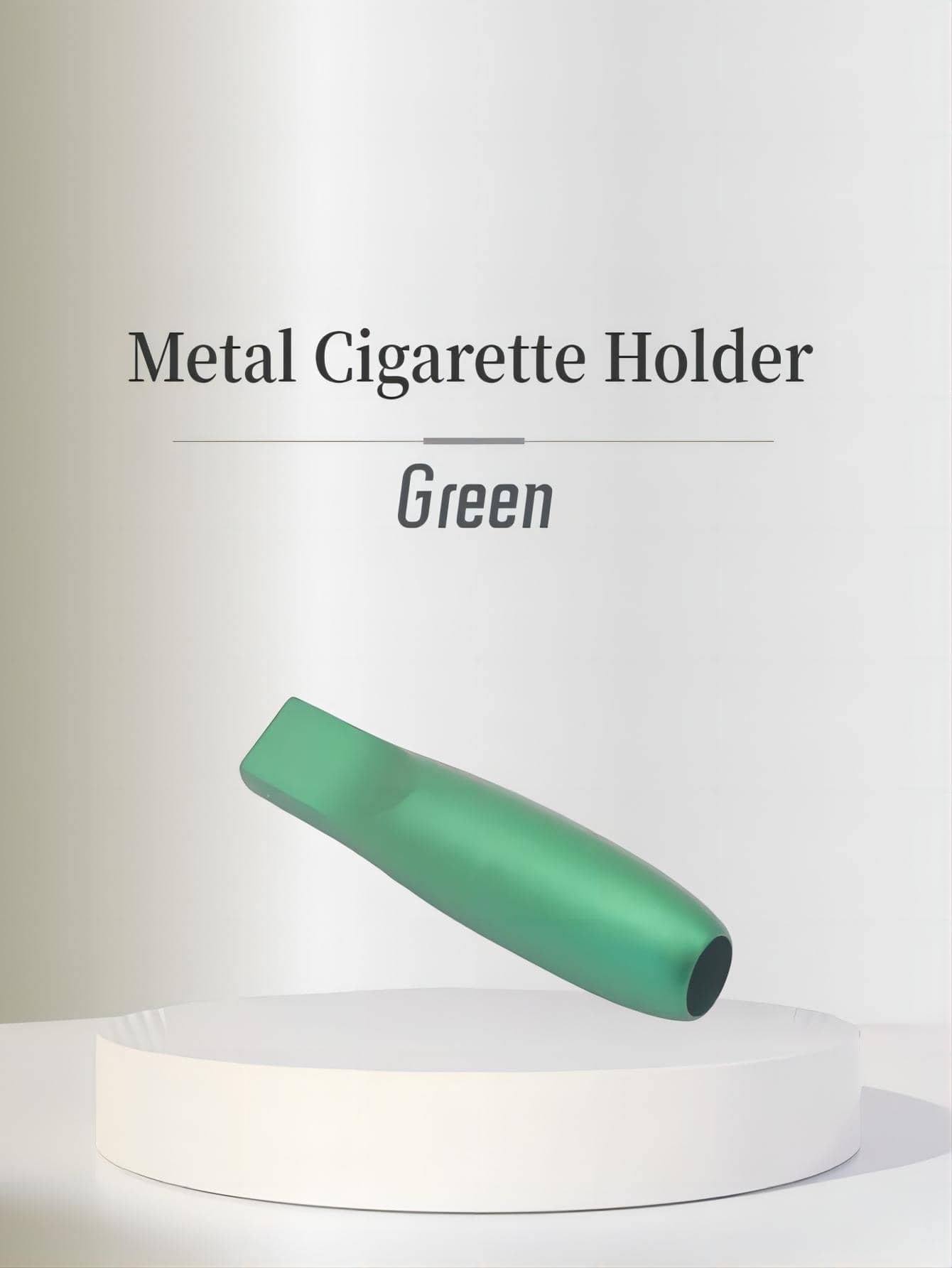 smoke buddy Fashion Short Metal Cigarette Holder, fits Regular Cigarettes  Smooth Finish smoker