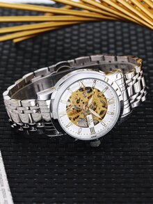 Relojes Mecánicos para Hombre - Plateado - Ver 7