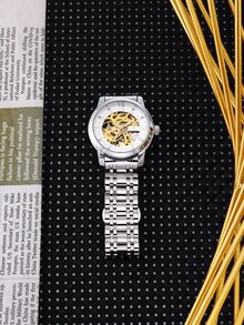 Relojes Mecánicos para Hombre - Plateado - Ver 9