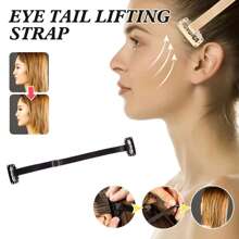 1 Miếng Thắt lưng Tức thì Nâng Cơ Mặt Ban nhạc Vô hình Chiếc kẹp tóc Đến Loại bỏ Mắt Đuôi cá Nếp nhăn Nâng Cơ Mặt Patch Có thể tái sử dụng Băng nâng cơ mặt Đen - màu đen - Xem 1