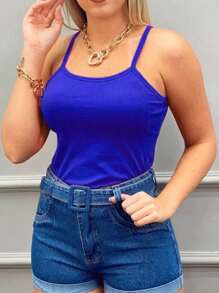 Women Tank Tops & Camis - Xanh đậm - Xem 2