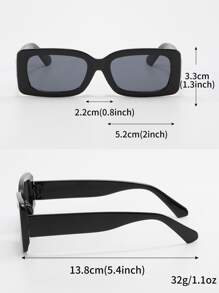 可愛的5對女士經典小方框糖果色潮流眼鏡，完美適用於派對、服裝和禮物