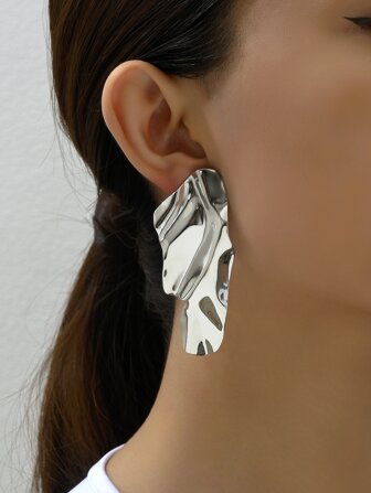 1 para Przesadzone  Wzór w fale Lato Biżuteria Luksusowy Kolczyki Dla kobiet , Impreza , Wakacje , Codzienny