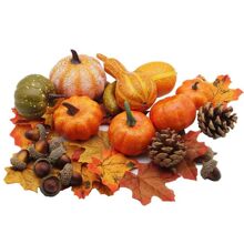 50pcs Halloween Simulated Pumpkin Set,Christmas - Multicolor - View 1
