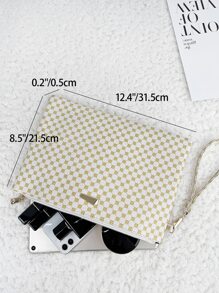 幾何樣式PU皮革時尚腕帶