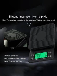 1只手沖咖啡稱重器,多功能高精度0.1g