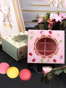 Macaron Packaging Box - Pink - View 2