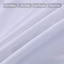JML 4 Piece Bed Sheet Set, Hotel Quality Luxury Double Brushed Microfiber Bed Sheets Breathable Easter Day - White - View 3