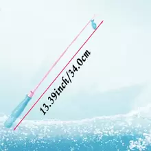 41入組兒童釣魚玩具，磁性釣魚竿，磁性塑料魚，圓形加大水池，親子互動遊戲套件顏色隨機 - 彩色 - 查看 5